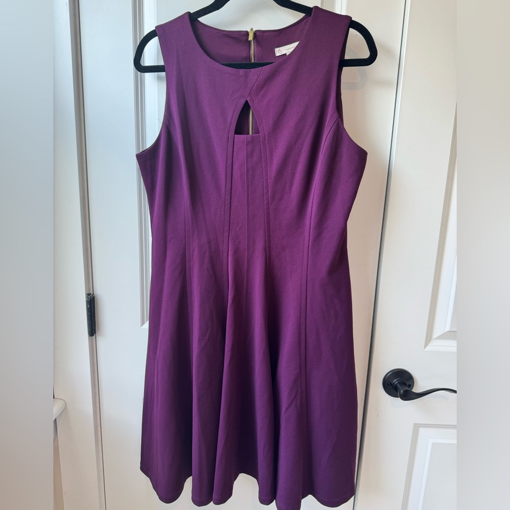 Dress Barn Purple Sleeveless Dress